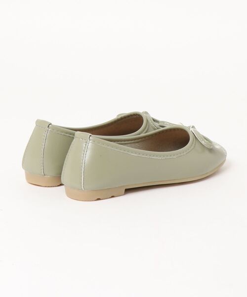 Anuenue（アヌエヌエ）の「リボンフラットシューズ（パンプス・レディース・ピンク/ホワイト/グリーン/イエロー/ブラック・22.5cm/24.0cm/24.5cm/23.0cm/23.5cm/25.0cm）」の9枚目の写真