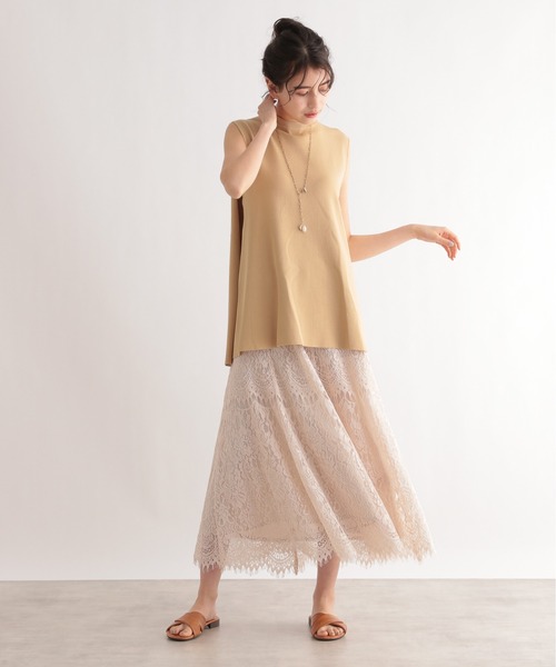 LE FOYER（ルフォワイエ）の「ベーシックノースリーブニット（ニット/セーター・レディース・ブラック/ブルー/ベージュ・38）」の21枚目の写真