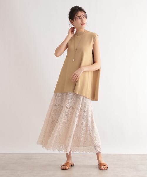 LE FOYER（ルフォワイエ）の「ベーシックノースリーブニット（ニット/セーター・レディース・ブラック/ブルー/ベージュ・38）」の19枚目の写真