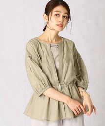 Comme　Ca　Mature | インドコットン　刺繍ブラウス(シャツ/ブラウス)