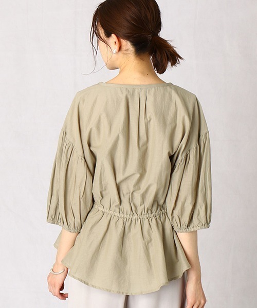 Comme　Ca　Mature（コムサマチュア）の「インドコットン　刺繍ブラウス（シャツ/ブラウス・レディース・ホワイト/カーキ/ピンク・FREE）」の12枚目の写真