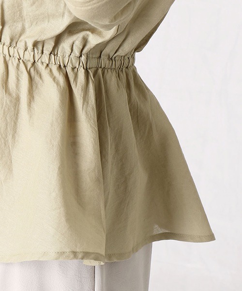 Comme　Ca　Mature（コムサマチュア）の「インドコットン　刺繍ブラウス（シャツ/ブラウス・レディース・ホワイト/カーキ/ピンク・FREE）」の15枚目の写真