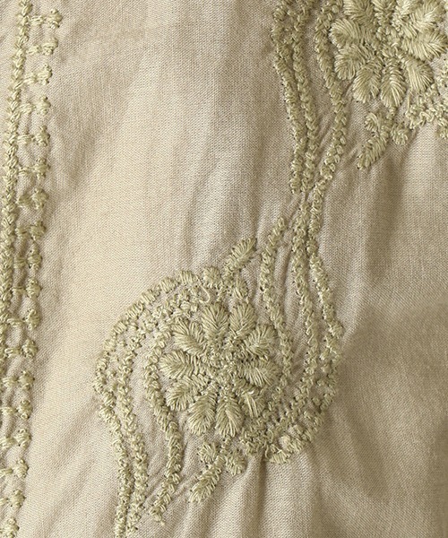 Comme　Ca　Mature（コムサマチュア）の「インドコットン　刺繍ブラウス（シャツ/ブラウス・レディース・ホワイト/カーキ/ピンク・FREE）」の16枚目の写真