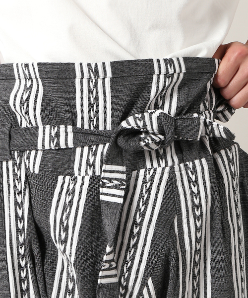 OAXACA(オアハカ)の「【OAXACA/オアハカ】 HAND WOVEN ラップ パンツ(その他パンツ・メンズ・ブラック・LARGE)」の10枚目の写真