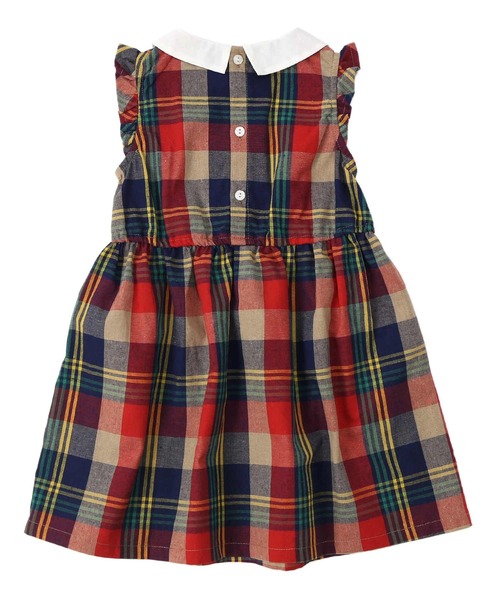 DILASH（ディラッシュ）の「チェック柄ワンピース（ワンピース・キッズ・ブルー/レッド・120/110/140/100/130/80）」の4枚目の写真
