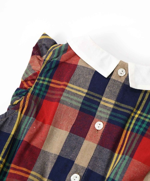 DILASH（ディラッシュ）の「チェック柄ワンピース（ワンピース・キッズ・ブルー/レッド・120/110/140/100/130/80）」の6枚目の写真