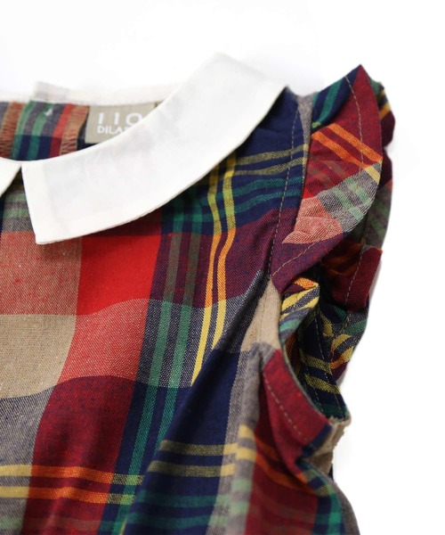 DILASH（ディラッシュ）の「チェック柄ワンピース（ワンピース・キッズ・ブルー/レッド・120/110/140/100/130/80）」の7枚目の写真