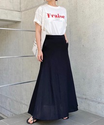 andme | リネンブレンドマーメイドフレアスカート ウエストゴム(スカート)