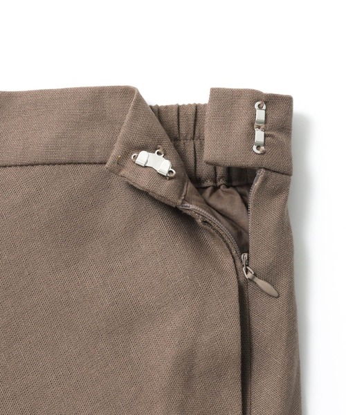 andme（アンドミー）の「リネンブレンドマーメイドフレアスカート（スカート・レディース・ブラック/ブラウン/ライトカーキ/グレー系その他/キナリ/イエロー/レッド・M/L）」の14枚目の写真