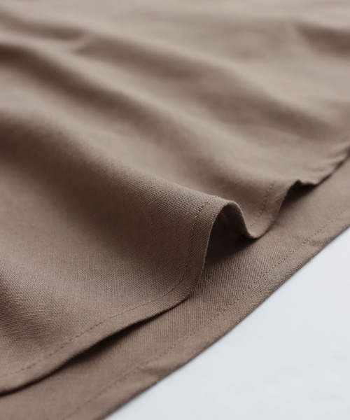 andme（アンドミー）の「リネンブレンドマーメイドフレアスカート（スカート・レディース・ブラック/ブラウン/ライトカーキ/グレー系その他/キナリ/イエロー/レッド・M/L）」の17枚目の写真