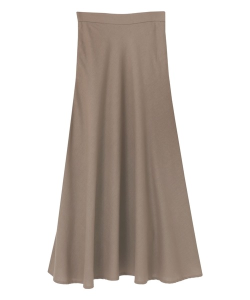 andme（アンドミー）の「リネンブレンドマーメイドフレアスカート（スカート・レディース・ブラック/ブラウン/ライトカーキ/グレー系その他/キナリ/イエロー/レッド・M/L）」の15枚目の写真