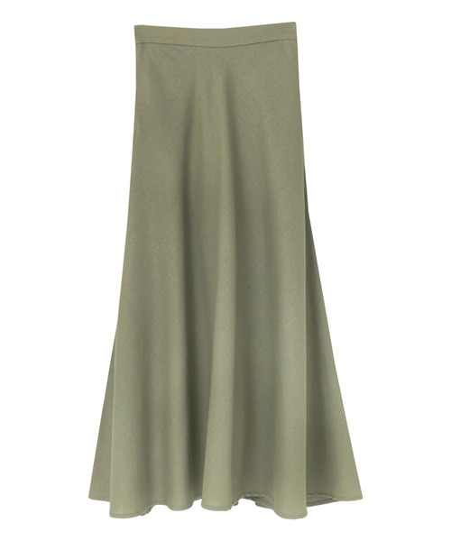 andme（アンドミー）の「リネンブレンドマーメイドフレアスカート（スカート・レディース・ブラック/ブラウン/ライトカーキ/グレー系その他/キナリ/イエロー/レッド・M/L）」の18枚目の写真