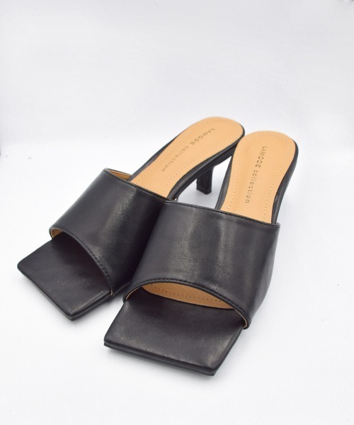 tukn.（トゥクン）の「スクエアトゥミュールサンダル（サンダル・レディース・アイボリー/ブラック/ベージュ・23.5cm/24.5cm/23.0cm/24.0cm/22.5㎝）」の10枚目の写真
