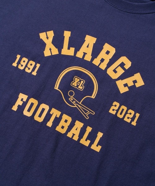 XLARGE（エクストララージ）の「COLLEGE LOGO S/S TEE（Tシャツ/カットソー・メンズ・ブラウン/ホワイト/パープル/ブラック・XL/L/M/S）」の13枚目の写真