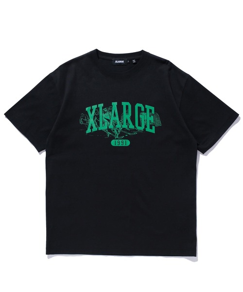 XLARGE（エクストララージ）の「COLLEGE LOGO S/S TEE（Tシャツ/カットソー・メンズ・ブラウン/ホワイト/パープル/ブラック・XL/L/M/S）」の20枚目の写真