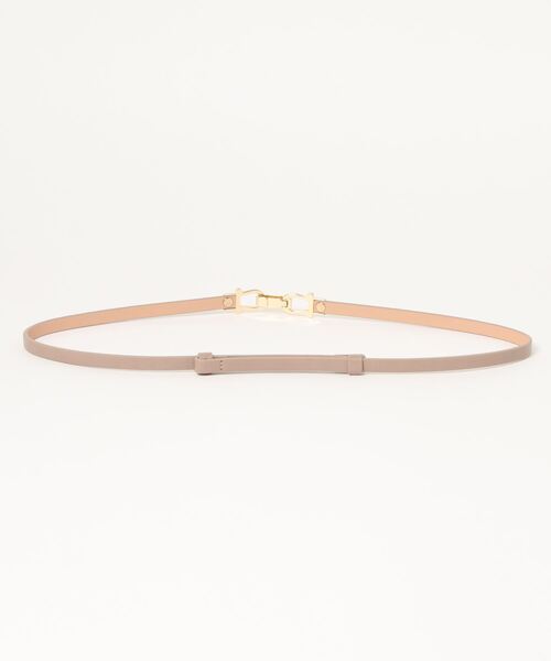 AIMER（エメ）の「スライドレザーベルト（ベルト・レディース・グレイッシュベージュ/ダークグレー/ブラック・FREE）」の4枚目の写真