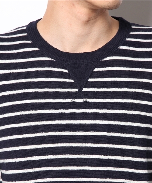 CIAOPANIC(チャオパニック)の「【Ciaopanic】裏ループスウェットニットP/O(ニット/セーター・メンズ・ホワイト系その他/ネイビー/グレー/ブラック系その他・MEDIUM/LARGE)」の8枚目の写真