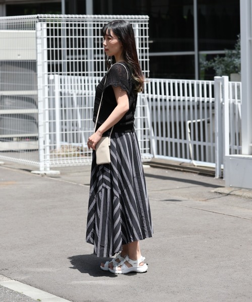 ARCANUM DESIGN（アルカナムデザイン）の「ARL フェイクレザーポシェット（ショルダーバッグ・レディース・ブラック/ホワイト・FREE）」の9枚目の写真