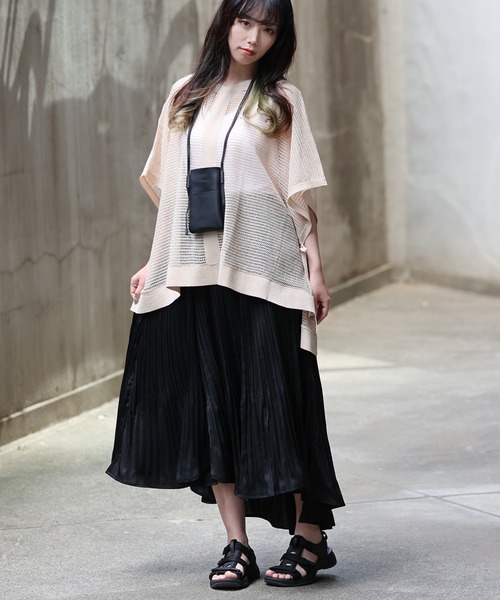 ARCANUM DESIGN（アルカナムデザイン）の「ARL フェイクレザーポシェット（ショルダーバッグ・レディース・ブラック/ホワイト・FREE）」の13枚目の写真