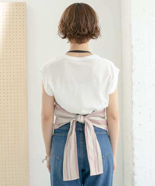 KBF（ケイビーエフ）の「エスニック柄ホルターネックキャミソール（キャミソール・レディース・グレー/レッド・ONE）」の11枚目の写真