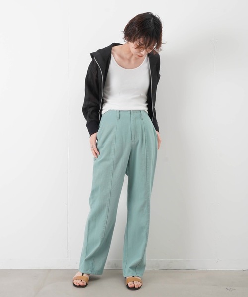 LUCA/LADY LUCK LUCA（ルカ/レディラックルカ）の「LC/LLL バイオチノパンツ（チノパンツ・レディース・レッド/ミント・FREE）」の3枚目の写真