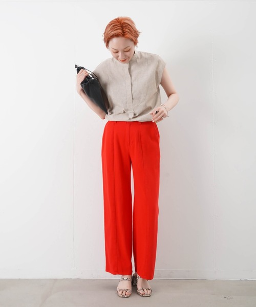 LUCA/LADY LUCK LUCA（ルカ/レディラックルカ）の「LC/LLL バイオチノパンツ（チノパンツ・レディース・レッド/ミント・FREE）」の7枚目の写真