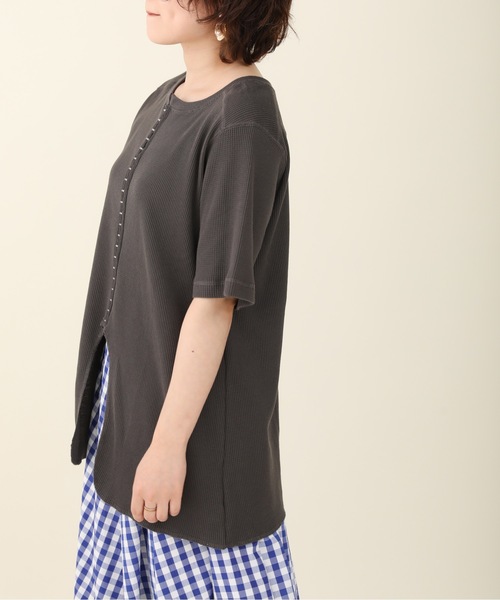 sakishimatokyo（サキシマトーキョー）の「【ZOZO限定】サキシマamp「ホックあきテールヘム2wayプルオーバー」（Tシャツ/カットソー・レディース・ライトブルー/ブラック/アイボリー/モカ・FREE）」の2枚目の写真