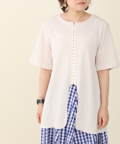 sakishimatokyo（サキシマトーキョー）の「【ZOZO限定】サキシマamp「ホックあきテールヘム2wayプルオーバー」（Tシャツ/カットソー・レディース・ライトブルー/ブラック/アイボリー/モカ・FREE）」の9枚目の写真