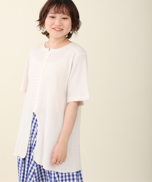 sakishimatokyo（サキシマトーキョー）の「【ZOZO限定】サキシマamp「ホックあきテールヘム2wayプルオーバー」（Tシャツ/カットソー・レディース・ライトブルー/ブラック/アイボリー/モカ・FREE）」の15枚目の写真