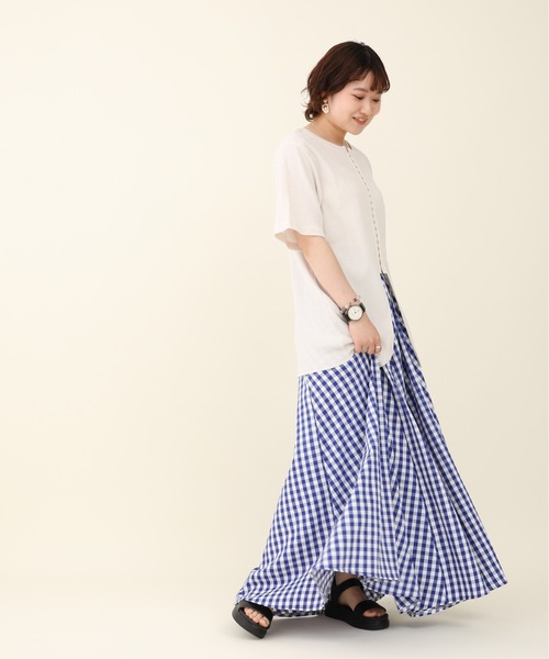 sakishimatokyo（サキシマトーキョー）の「【ZOZO限定】サキシマamp「ホックあきテールヘム2wayプルオーバー」（Tシャツ/カットソー・レディース・ライトブルー/ブラック/アイボリー/モカ・FREE）」の13枚目の写真