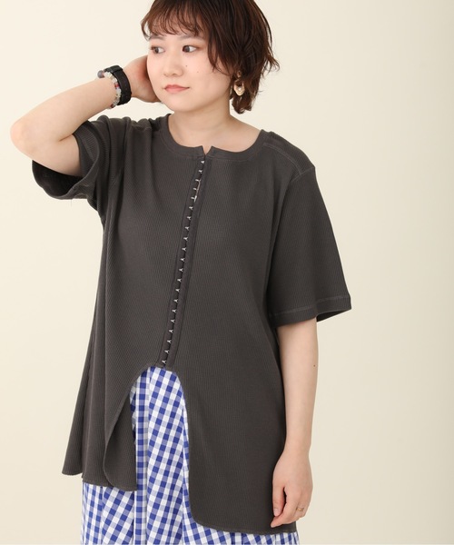 sakishimatokyo（サキシマトーキョー）の「【ZOZO限定】サキシマamp「ホックあきテールヘム2wayプルオーバー」（Tシャツ/カットソー・レディース・ライトブルー/ブラック/アイボリー/モカ・FREE）」の20枚目の写真