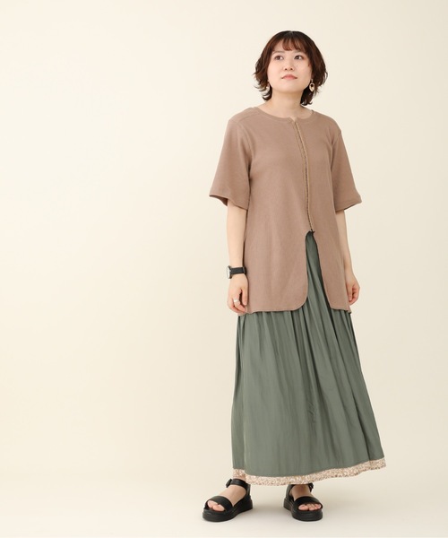 sakishimatokyo（サキシマトーキョー）の「【ZOZO限定】サキシマamp「ホックあきテールヘム2wayプルオーバー」（Tシャツ/カットソー・レディース・ライトブルー/ブラック/アイボリー/モカ・FREE）」の7枚目の写真