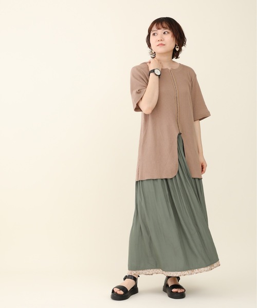 sakishimatokyo（サキシマトーキョー）の「【ZOZO限定】サキシマamp「ホックあきテールヘム2wayプルオーバー」（Tシャツ/カットソー・レディース・ライトブルー/ブラック/アイボリー/モカ・FREE）」の17枚目の写真