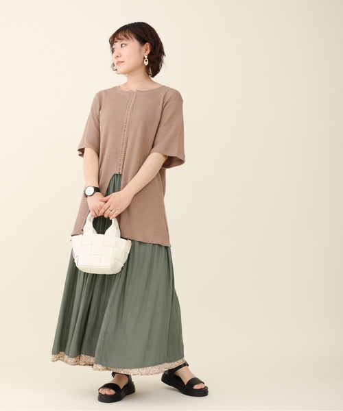 sakishimatokyo（サキシマトーキョー）の「【ZOZO限定】サキシマamp「ホックあきテールヘム2wayプルオーバー」（Tシャツ/カットソー・レディース・ライトブルー/ブラック/アイボリー/モカ・FREE）」の10枚目の写真