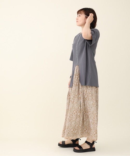 sakishimatokyo（サキシマトーキョー）の「【ZOZO限定】サキシマamp「ホックあきテールヘム2wayプルオーバー」（Tシャツ/カットソー・レディース・ライトブルー/ブラック/アイボリー/モカ・FREE）」の12枚目の写真