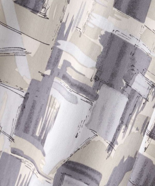 N.(N. Natural Beauty Basic)(エヌエヌナチュラルビューティーベーシック)の「【S Size Line】グラフィカルアートプリントマキシスカート(スカート・レディース・ベージュ系その他/グレー系その他・MEDIUM/SMALL)」の6枚目の写真