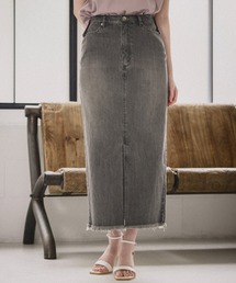 Andemiu | フリンジデニムスカート954805(スカート)