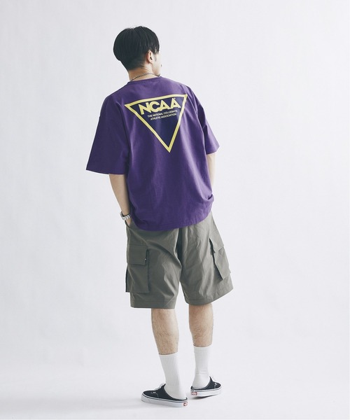 JOURNAL STANDARD（ジャーナルスタンダード）の「【NCAA×JOURNAL STANDARD】別注 プリントロゴTシャツ2（Tシャツ/カットソー・メンズ・ホワイト系その他/ホワイト/グレー/パープル・MEDIUM/LARGE）」の12枚目の写真