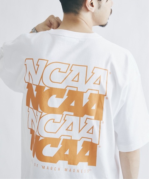 JOURNAL STANDARD（ジャーナルスタンダード）の「【NCAA×JOURNAL STANDARD】別注 プリントロゴTシャツ2（Tシャツ/カットソー・メンズ・ホワイト系その他/ホワイト/グレー/パープル・MEDIUM/LARGE）」の6枚目の写真