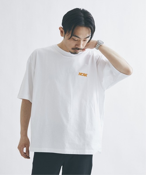 JOURNAL STANDARD（ジャーナルスタンダード）の「【NCAA×JOURNAL STANDARD】別注 プリントロゴTシャツ2（Tシャツ/カットソー・メンズ・ホワイト系その他/ホワイト/グレー/パープル・MEDIUM/LARGE）」の19枚目の写真