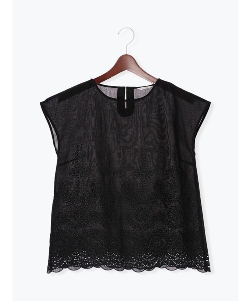 Te chichi（テチチ）の「刺繍ブラウス（シャツ/ブラウス・レディース・ブラック/オフホワイト/ブラウン・ﾌﾘ-）」の12枚目の写真