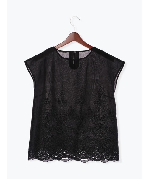 Te chichi（テチチ）の「刺繍ブラウス（シャツ/ブラウス・レディース・ブラック/オフホワイト/ブラウン・ﾌﾘ-）」の13枚目の写真