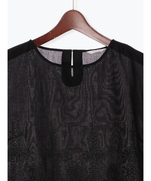 Te chichi（テチチ）の「刺繍ブラウス（シャツ/ブラウス・レディース・ブラック/オフホワイト/ブラウン・ﾌﾘ-）」の14枚目の写真