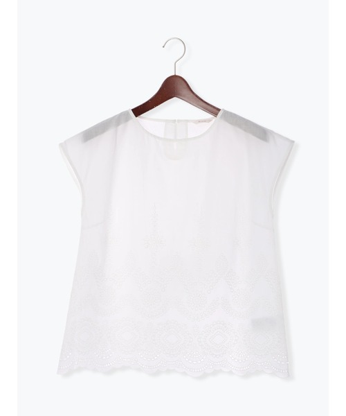 Te chichi（テチチ）の「刺繍ブラウス（シャツ/ブラウス・レディース・ブラック/オフホワイト/ブラウン・ﾌﾘ-）」の20枚目の写真