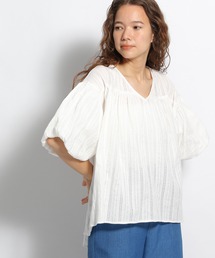 niko and... | 袖ボリュームレースブラウス(シャツ/ブラウス)