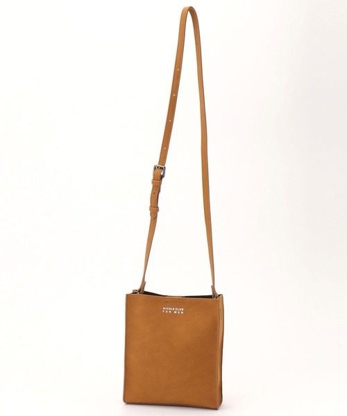 NICOLE CLUB FOR MEN（ニコルクラブフォーメン）の「ミニスクエアショルダーBAG（ショルダーバッグ・メンズ・ブラック系その他/グレー系その他/ベージュ系その他/ベージュ系その他2/ライトグレー系・FREE）」の9枚目の写真