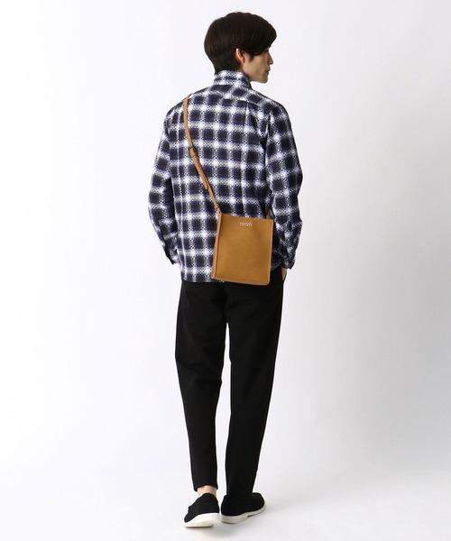 NICOLE CLUB FOR MEN（ニコルクラブフォーメン）の「ミニスクエアショルダーBAG（ショルダーバッグ・メンズ・ブラック系その他/グレー系その他/ベージュ系その他/ベージュ系その他2/ライトグレー系・FREE）」の14枚目の写真