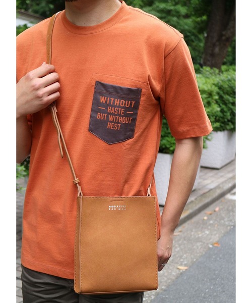 NICOLE CLUB FOR MEN（ニコルクラブフォーメン）の「ミニスクエアショルダーBAG（ショルダーバッグ・メンズ・ブラック系その他/グレー系その他/ベージュ系その他/ベージュ系その他2/ライトグレー系・FREE）」の20枚目の写真