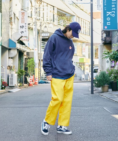 セール】【SPOC STORE】裏起毛 ベースボールロゴ オーバーサイズ