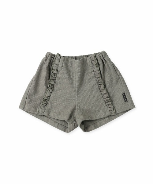 quoti use fith(クゥオティ ユース フィス)の「ビーンジャガードストレッチフリルショートパンツ(その他パンツ・キッズ・グリーン/オレンジ/ベージュ・80/90/100/110/120/130)」の21枚目の写真